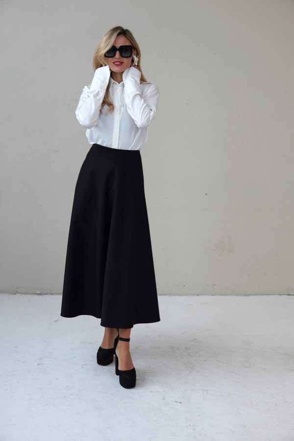 CASUAL WHITE LONG SLEEVE SHIRT