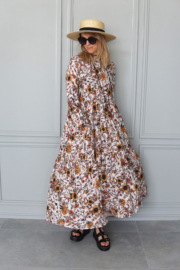 FLORAL DRESS POPPY