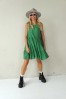 Green Linen Dress