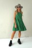 Green Linen Dress