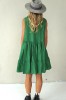 Green Linen Dress