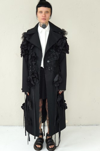 IMPRESSIVE EXTRAVAGANT EVENING COAT 