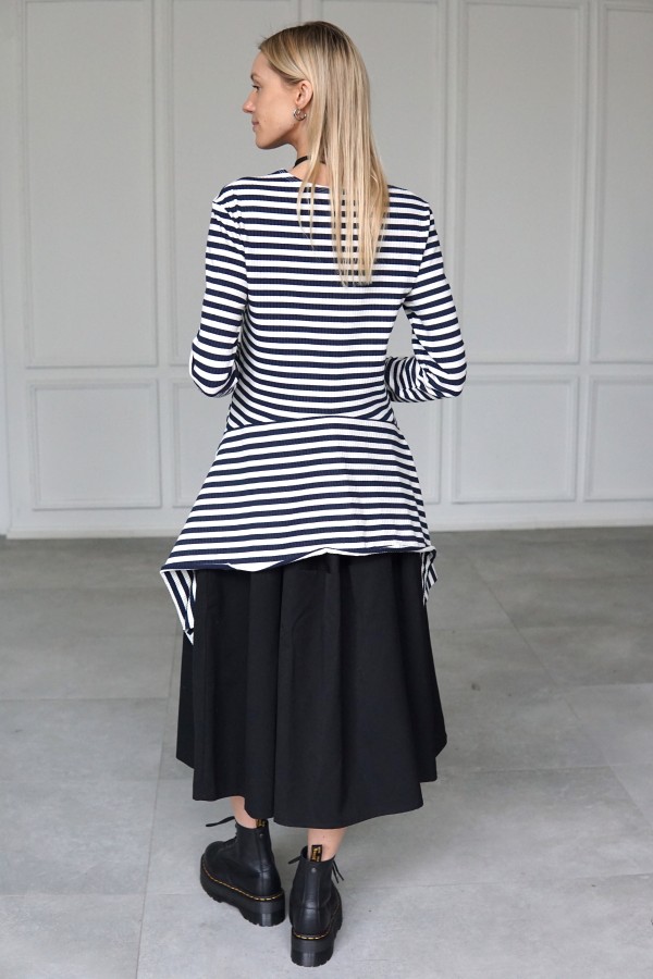 Jersey striped blouse