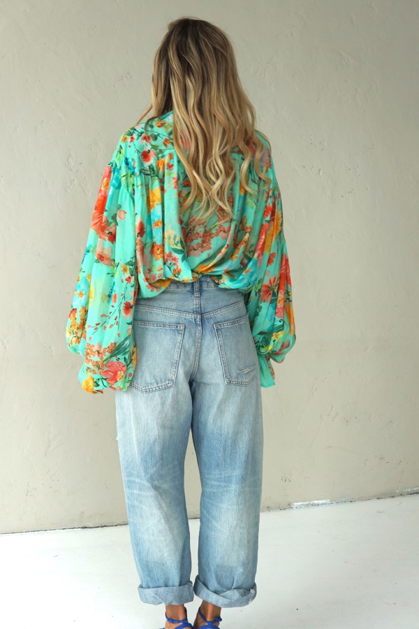 LIGHT FLORAL VISCOSE SHIRTS