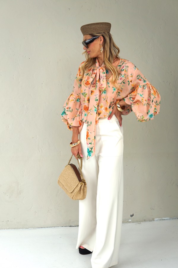 SUMMER LIGHT FLORAL VISCOSE SHIRTS