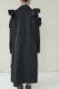 LONG COAT WITH DECORATIVE DETAILS 