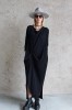 LONG COTTON DRESS  WITH 3/4 SLEEVES