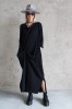 LONG COTTON DRESS  WITH 3/4 SLEEVES