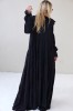 LONG DRESS WITH LONG SLEEVES AND RUFFLES