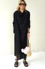 LOOSE SILHOUETTE LONG LINEN DRESS 