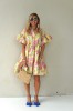 LUXURY JACQUARD PINK DRESS
