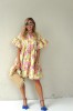 LUXURY JACQUARD PINK DRESS