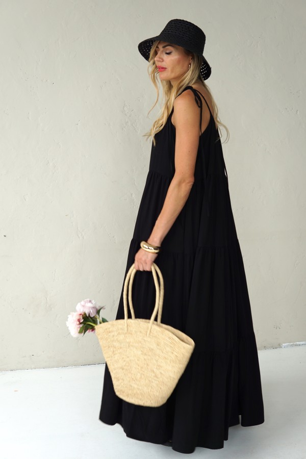 Long flowing viscose dress