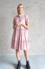 PINK VISCOSE SHIRT DRESS