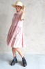 PINK VISCOSE SHIRT DRESS