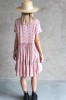 PINK VISCOSE SHIRT DRESS