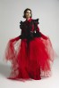 RED LONG DRESS WITH TULLE RED LONG DRESS WITH TULLE