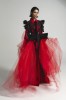 RED LONG DRESS WITH TULLE RED LONG DRESS WITH TULLE