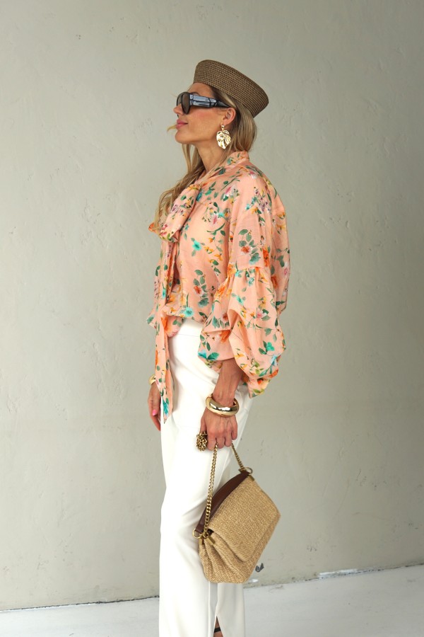 SUMMER LIGHT FLORAL VISCOSE SHIRTS