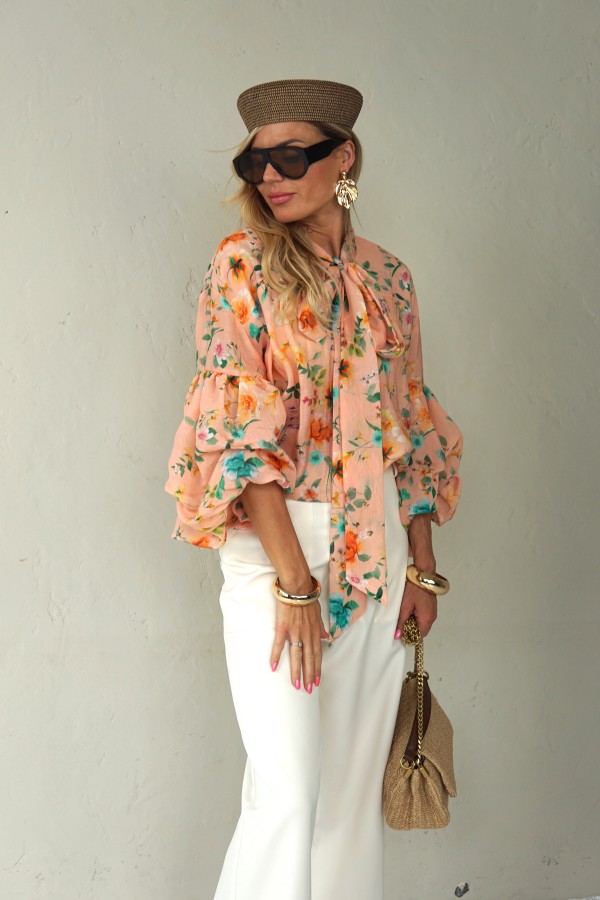 SUMMER LIGHT FLORAL VISCOSE SHIRTS
