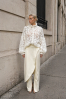 UNIQUE EVENING WHITE SHIRT