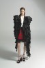Black Ruffle Avant-Garde Blazer
