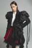 Black Ruffle Avant-Garde Blazer