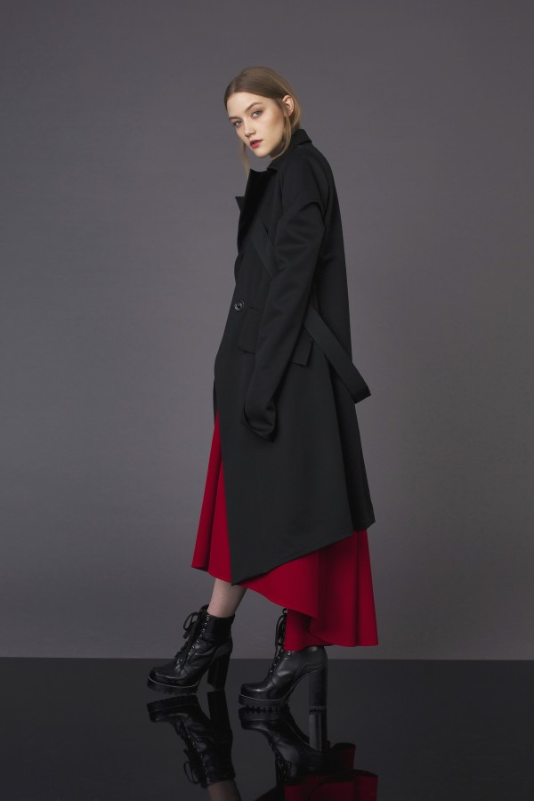 coat with detail on back