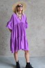 WIDE SILHOUETTE PURPLE DRESS