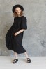 black linen dress