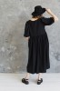 black linen dress