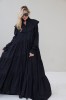 LONG DRESS WITH LONG SLEEVES AND RUFFLES