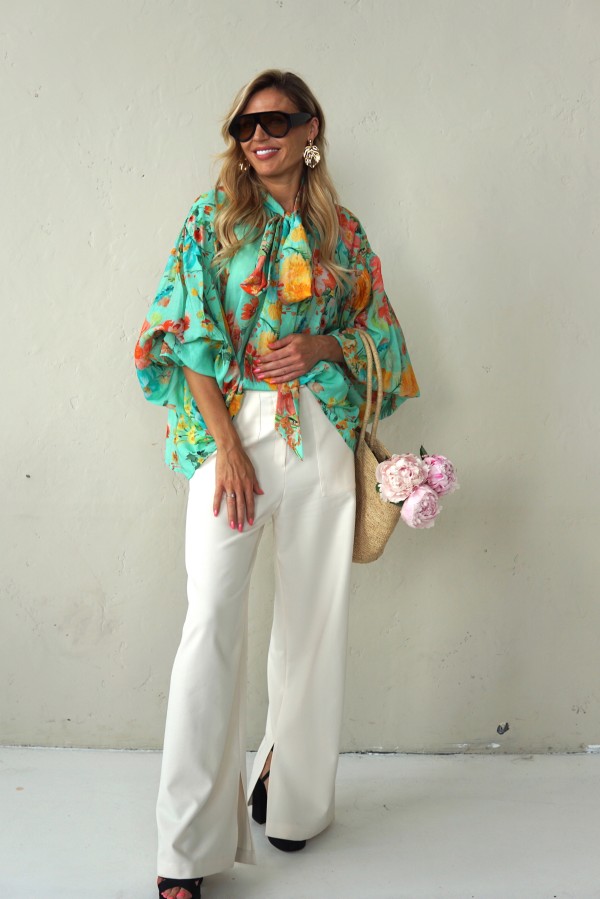 LIGHT FLORAL VISCOSE SHIRTS