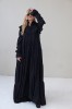 LONG DRESS WITH LONG SLEEVES AND RUFFLES