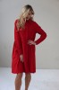 RED VISCOSE DRESS