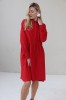 RED VISCOSE DRESS