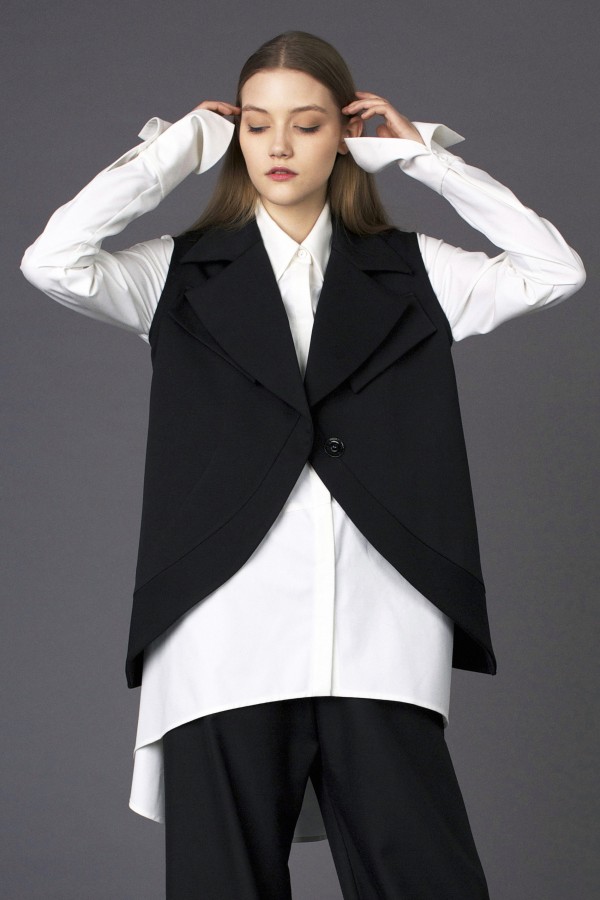 Short vest, Suit vest for women 