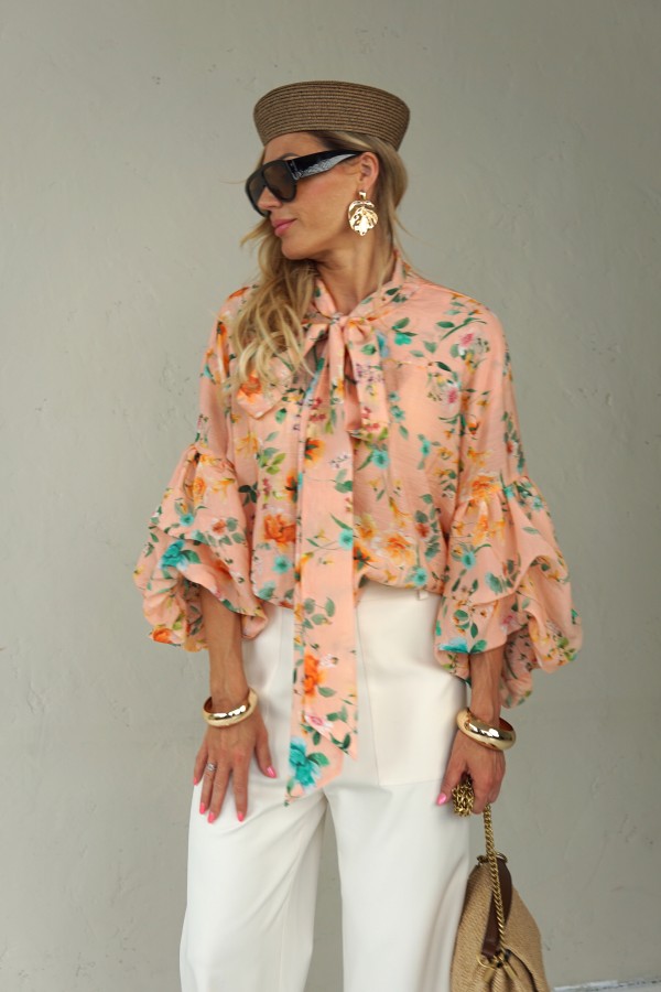 SUMMER LIGHT FLORAL VISCOSE SHIRTS