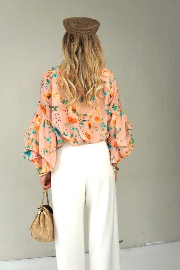 SUMMER LIGHT FLORAL VISCOSE SHIRTS