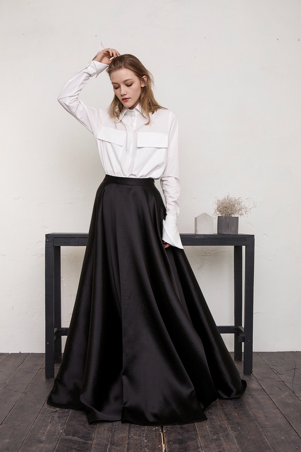 Buy online Fawn Self Design Flared Maxi Skirt from Skirts, tapered pants &  Palazzos for Women by Clora Creation for ₹1339 at 21% off | 2023  Limeroad.com
